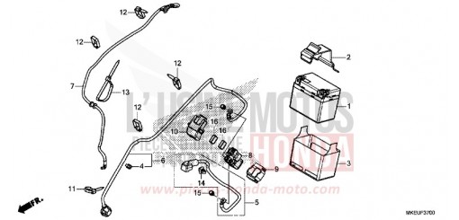 BATTERIA CRF450LL di 2020