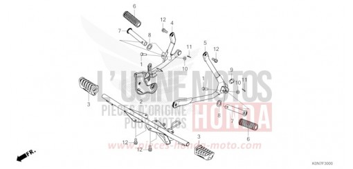 PEDANA CBF125MM di 2021