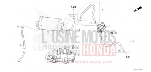 CANISTER CBF125MM de 2021