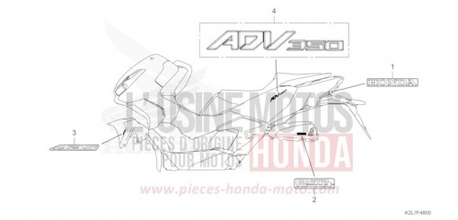 MARK/EMBLEM ADV350AR de 2024