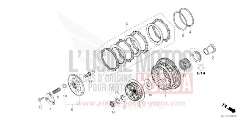 CLUTCH CB500FAR de 2024