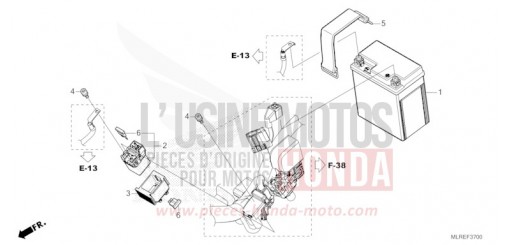 BATTERY CB500FAR de 2024