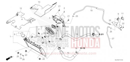 RADIATOR CB500FAR de 2024
