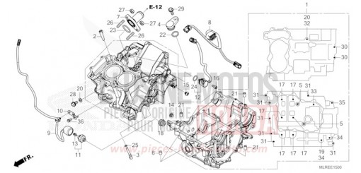CRANKCASE CB500FAR de 2024
