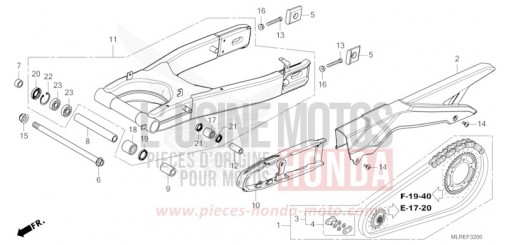 SWINGARM CB500FAR de 2024