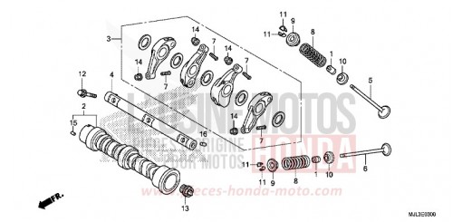 CAMSHAFT/VALVE NC750XDE de 2014