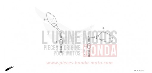 MIRROR CB500XAR de 2024