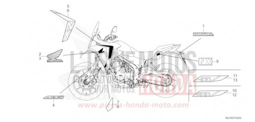 MARK/STRIPE CB500XAR de 2024