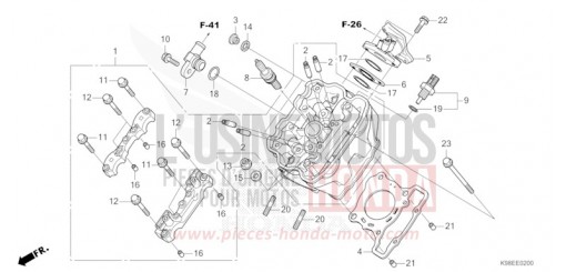 TESTATA CBF125NAR di 2024