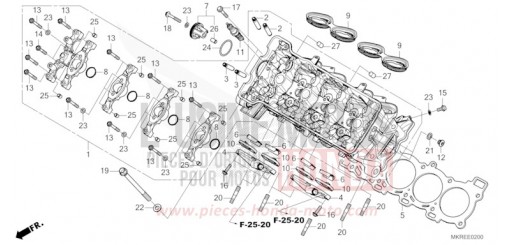 TESTATA CBR1000STR di 2024