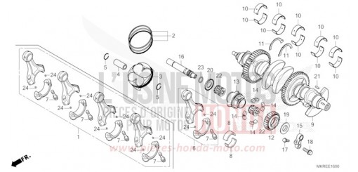 CRANKSHAFT/PISTON CBR1000STR de 2024