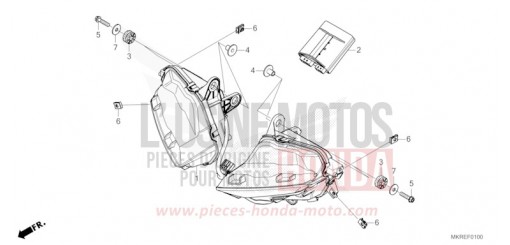 HEADLIGHT CBR1000STR de 2024