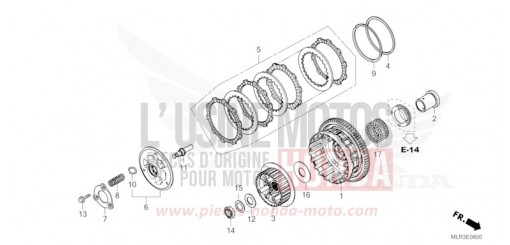 CLUTCH CBR500RAR de 2024