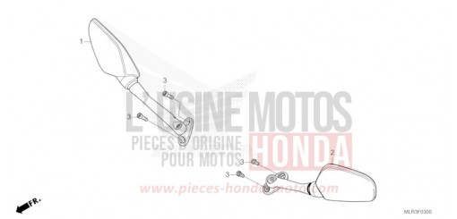 SPECCHIO CBR500RAR di 2024