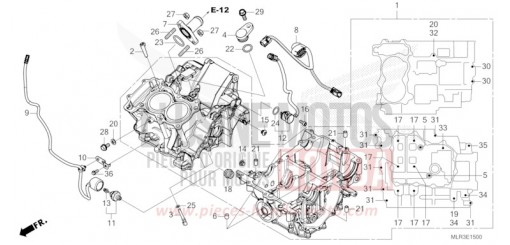 CRANKCASE CBR500RAR de 2024