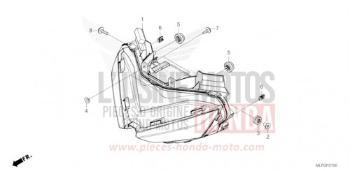 HEADLIGHT CBR500RAR de 2024