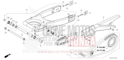 SWINGARM CBR500RAR de 2024
