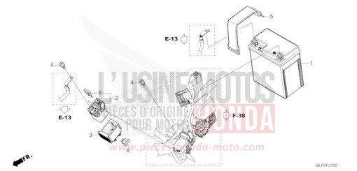 BATTERY CBR500RAR de 2024