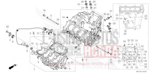 CRANKCASE CBR600R3R de 2024
