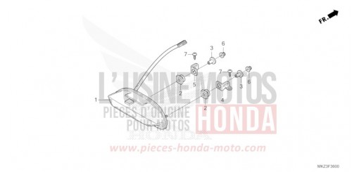 TAILLIGHT CBR600R3R de 2024