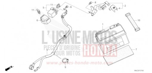 BATTERY CBR600R3R de 2024