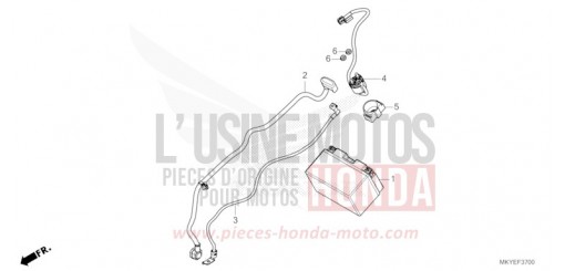 BATTERY CBR650RAR de 2024