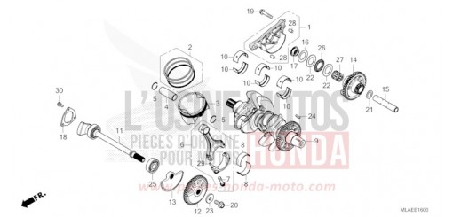 CRANKSHAFT/PISTON CMX1100AR de 2024