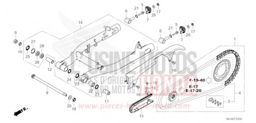 SWINGARM CMX1100D2R de 2024