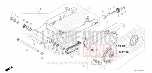 SWINGARM CMX500AR de 2024