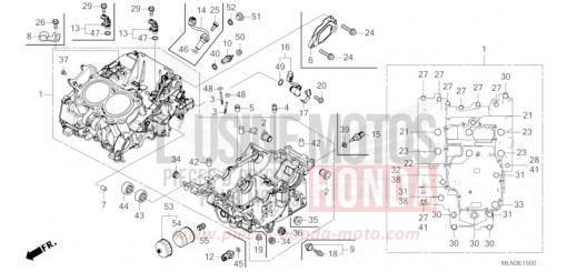 CRANKCASE CRF1100D4R de 2024