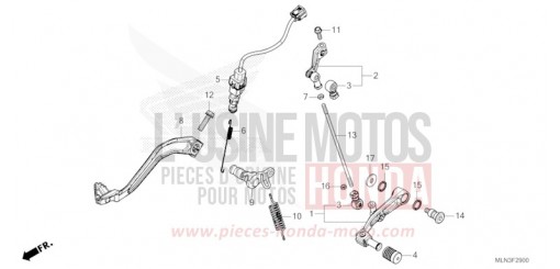 PEDALE CRF1100DR di 2024