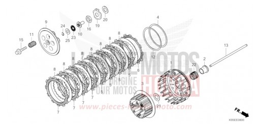 CLUTCH CRF250RXR de 2024