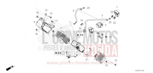 BATTERIA CRF250RXP di 2023