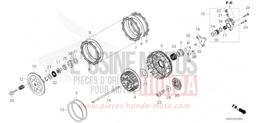 CLUTCH CRF450RR de 2024