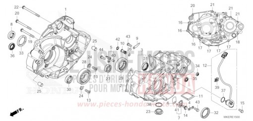CRANKCASE CRF450RXR de 2024