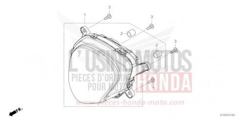 HEADLIGHT FSH125R de 2024