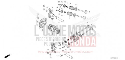 CAMSHAFT/VALVE SH125ADR de 2024