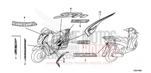 MARK/STRIPE SH150G de 2016