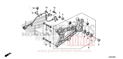 SWINGARM SH150G de 2016