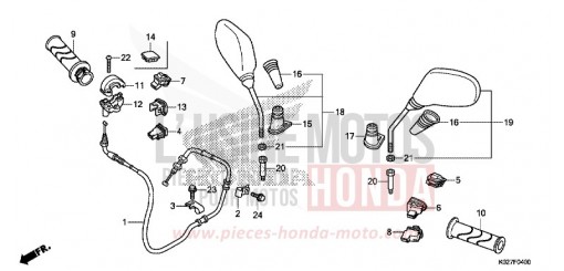 SWITCH/CABLE/MIRROR SH150ADSE de 2014