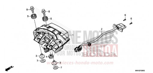TAILLIGHT ADV750J de 2018