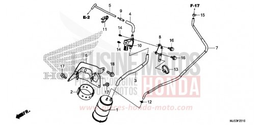 CANISTER NC750JH de 2017