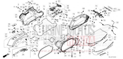 SADDLEBAG GL1800BDR de 2024