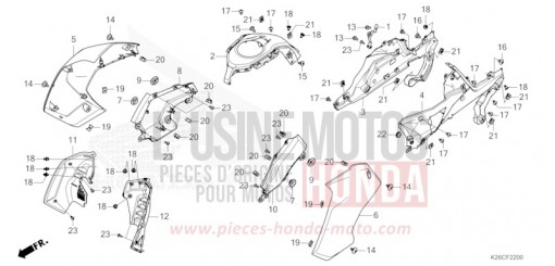 COPERTURA MSX125AR di 2024