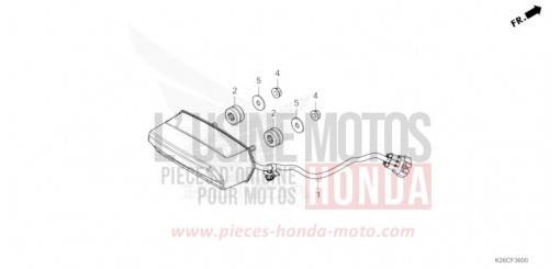 TAILLIGHT MSX125AR de 2024