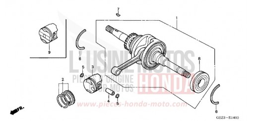 CRANKSHAFT NPS505 de 2005