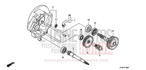 TRANSMISSION NHX110WH8 de 2008