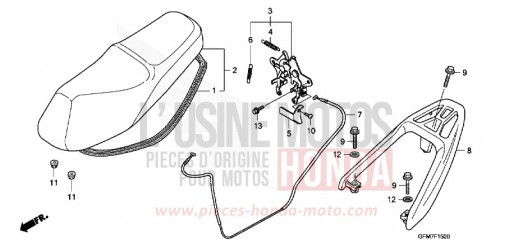 SEAT NHX110WHA de 2010