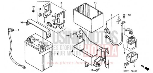 BATTERY CA125W de 1998