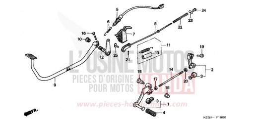 PEDAL CA125X de 1999